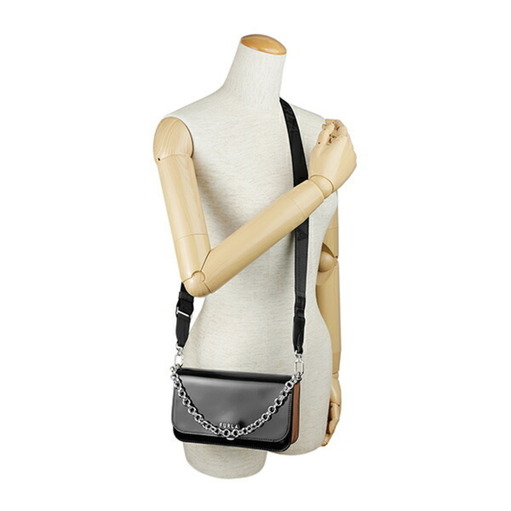 Furla Shoulder Black Bag Splendida Brown - Picture 6 of 9